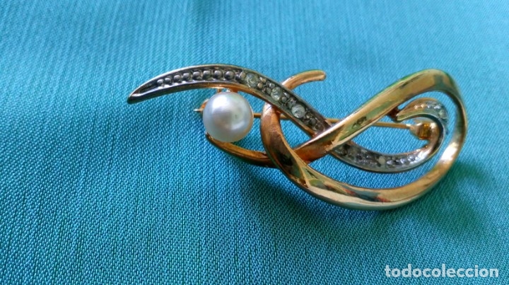 Joyeria: Broche dorado bisuter&iacute;a - Foto 2