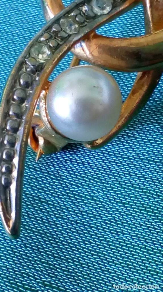 Joyeria: Broche dorado bisuter&iacute;a - Foto 3