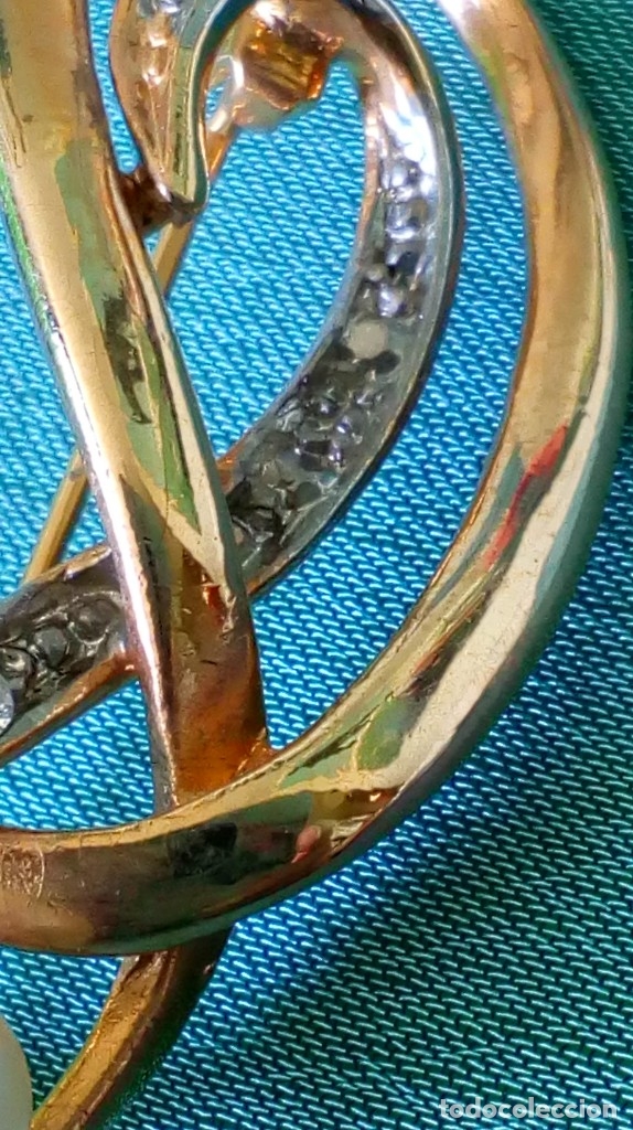 Joyeria: Broche dorado bisuter&iacute;a - Foto 4