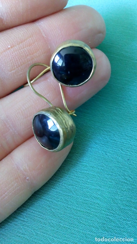 Joyeria: Bonitos pendientes dorados y &oacute;nix - Foto 6