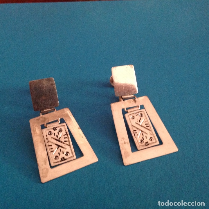 Joyeria: PENDIENTES DE PLATA ALEMANA. VINTAGE