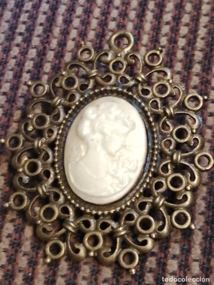 Joyeria: Camafeo de alfiler busto mujer - Foto 1