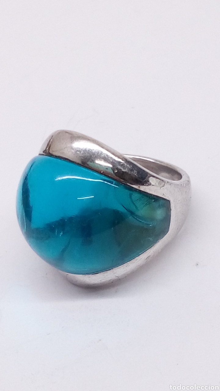 Joyeria: Anillo de plata con resina/S86 - Foto 2