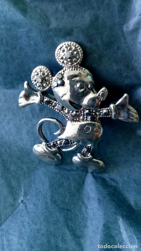 Joyeria: BROCHE PLATEADO DE MICKEY MOUSE - Foto 2