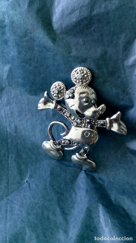 Joyeria: BROCHE PLATEADO DE MICKEY MOUSE - Foto 3