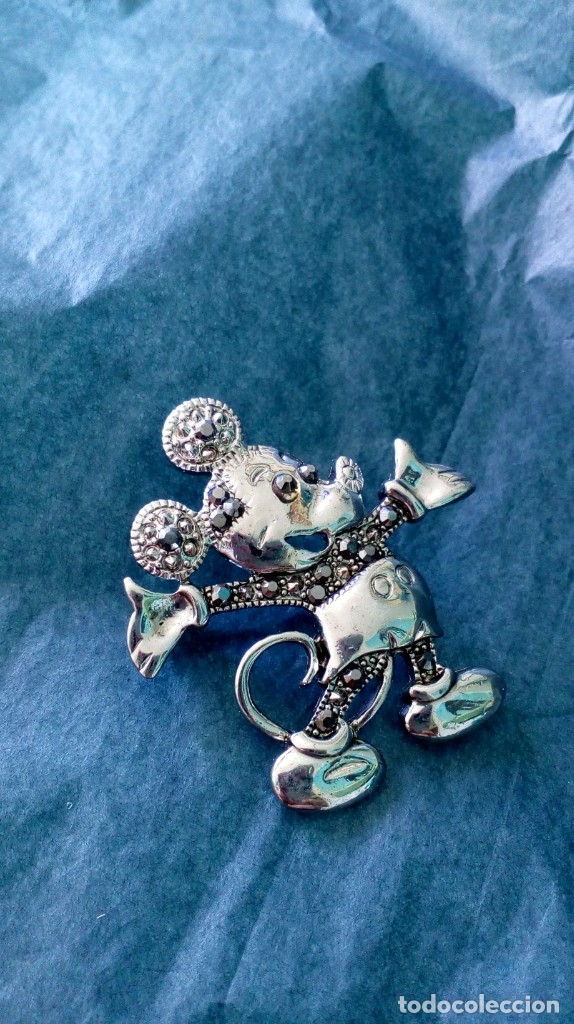 Joyeria: BROCHE PLATEADO DE MICKEY MOUSE - Foto 4