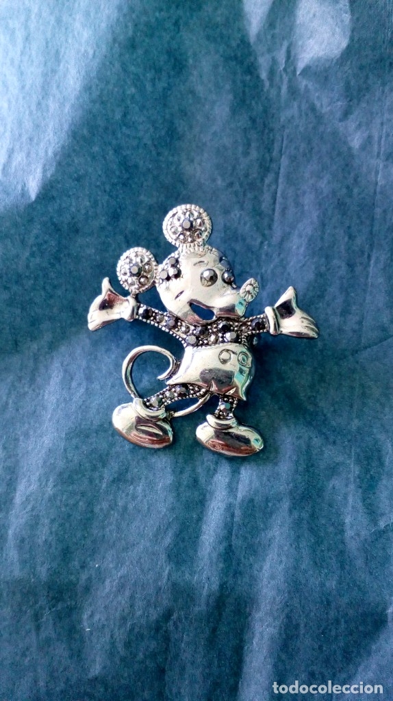 Joyeria: BROCHE PLATEADO DE MICKEY MOUSE - Foto 6