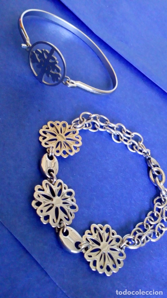 Joyeria: DOS BONITAS PULSERAS DE ACERO - Foto 1