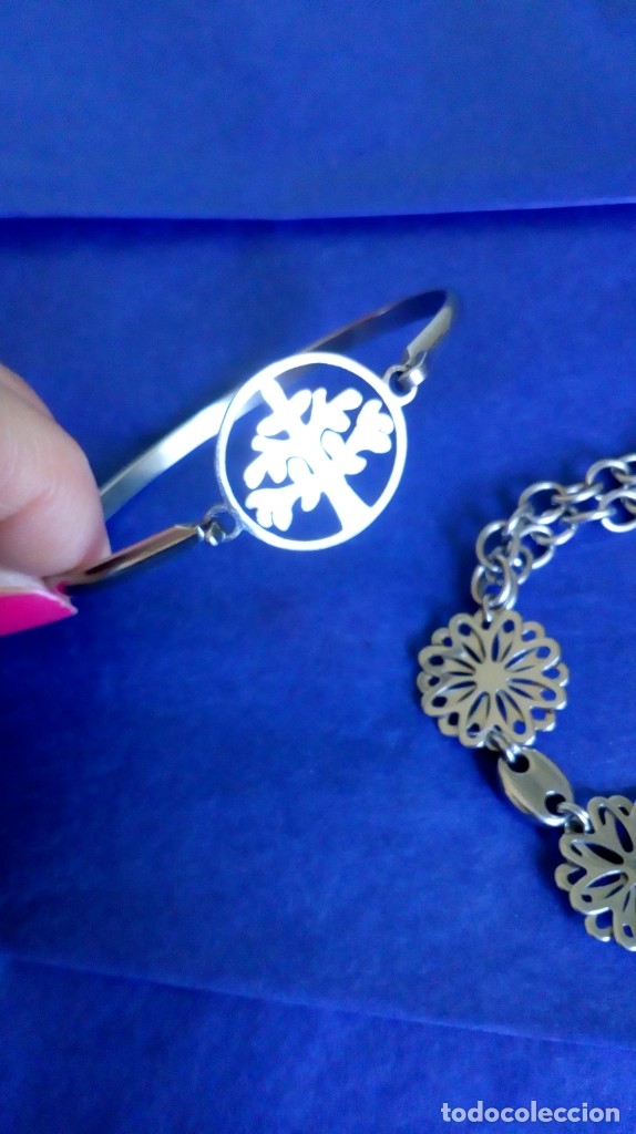 Joyeria: DOS BONITAS PULSERAS DE ACERO - Foto 3