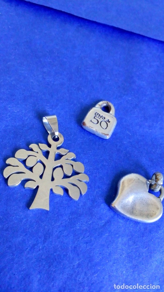 Joyeria: 3 COLGANTES DE ACERO - Foto 1