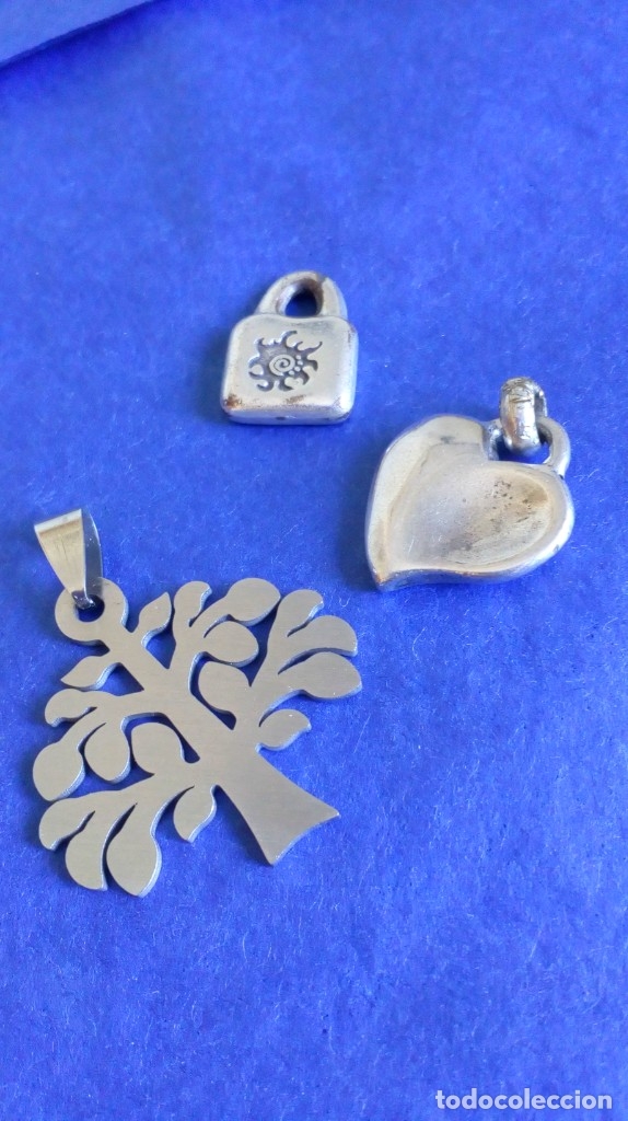 Joyeria: 3 COLGANTES DE ACERO - Foto 2
