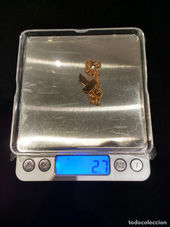 Joyeria: CADENA ORO DE 18 KILATES CON COLGANTE. - Foto 3