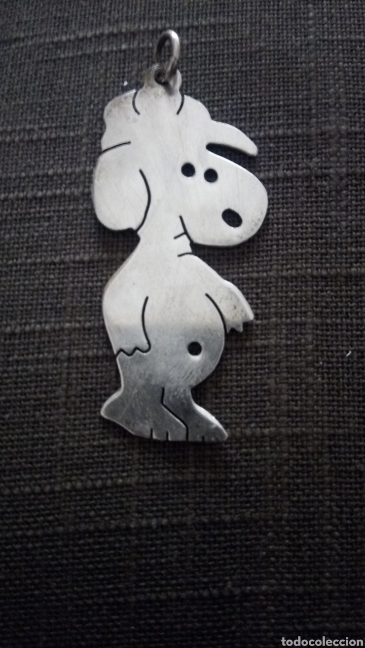 Joyeria: colgante plata de Snoopy - Foto 2