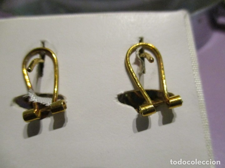 Joyeria: pendientes oro ley y turquesas - Foto 3