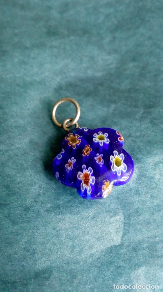 Joyeria: COLGANTE CRISTAL DE MURANO Y PLATA - Foto 1