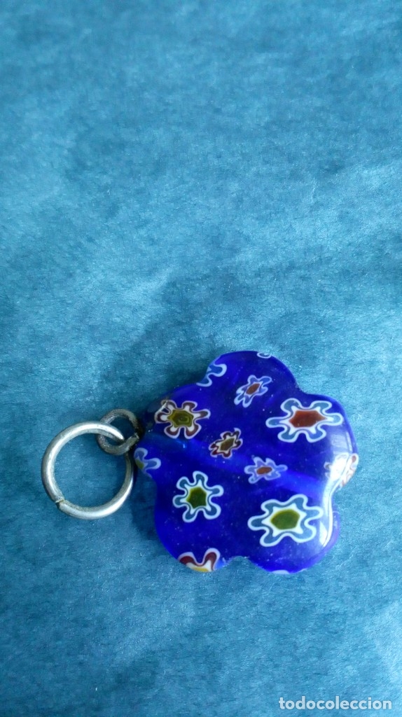 Joyeria: COLGANTE CRISTAL DE MURANO Y PLATA - Foto 2