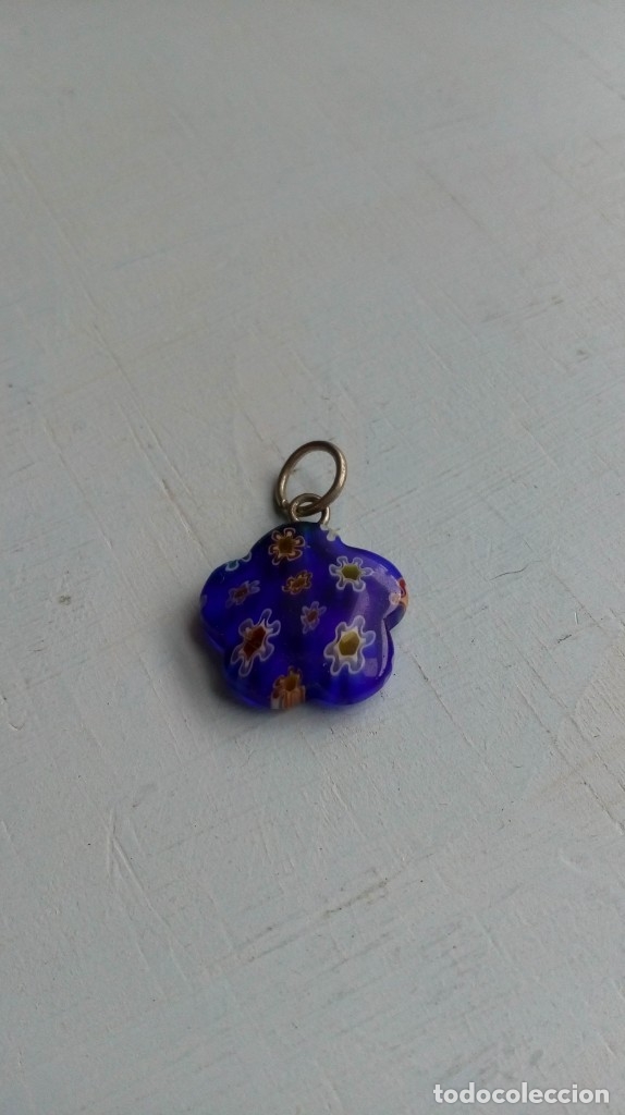 Joyeria: COLGANTE CRISTAL DE MURANO Y PLATA - Foto 3