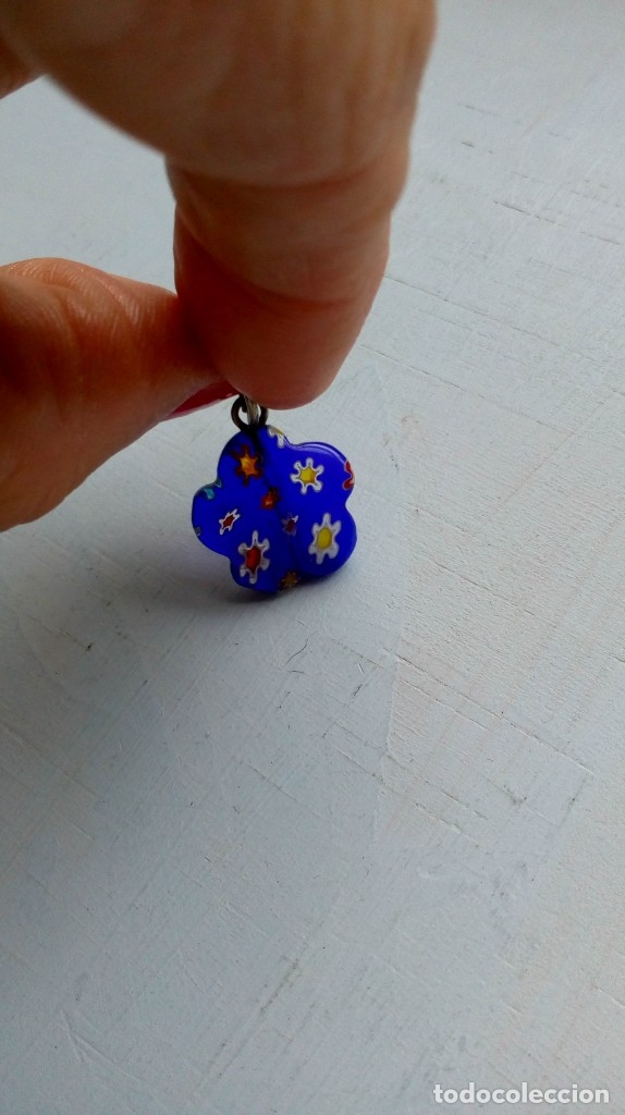 Joyeria: COLGANTE CRISTAL DE MURANO Y PLATA - Foto 5