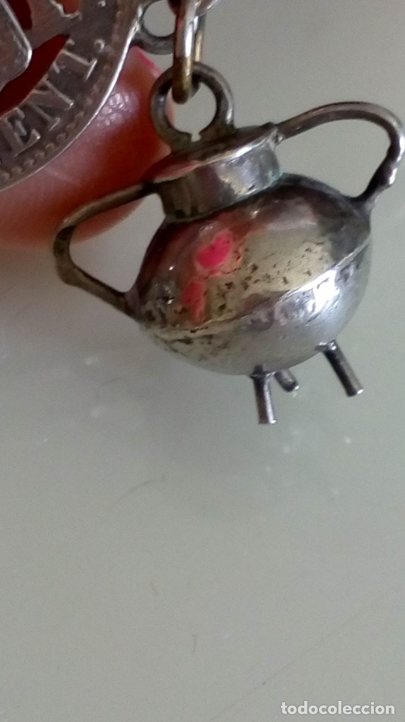Joyeria: PULSERA DE PLATA DE MONEDAS TROQUELADAS Y DIJES - Foto 11