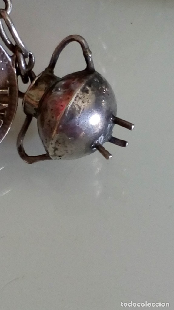 Joyeria: PULSERA DE PLATA DE MONEDAS TROQUELADAS Y DIJES - Foto 12