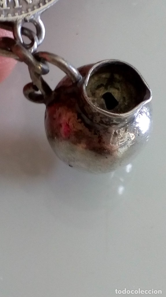 Joyeria: PULSERA DE PLATA DE MONEDAS TROQUELADAS Y DIJES - Foto 13