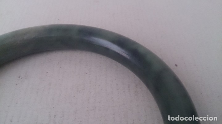 Joyeria: Pulsera antigua de JADE r&iacute;gida - Foto 3