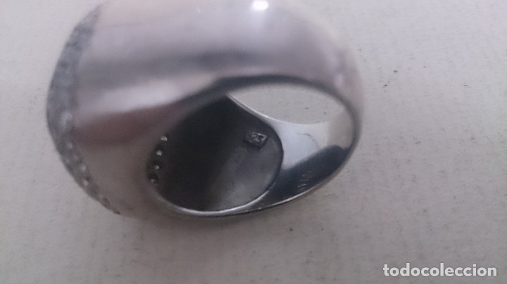 Joyeria: Anillo topacio brillantes y plata 925 - Foto 2