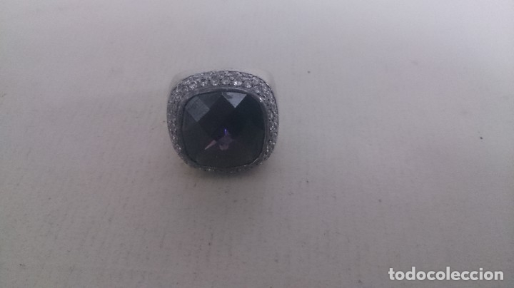 Joyeria: Anillo topacio brillantes y plata 925 - Foto 5