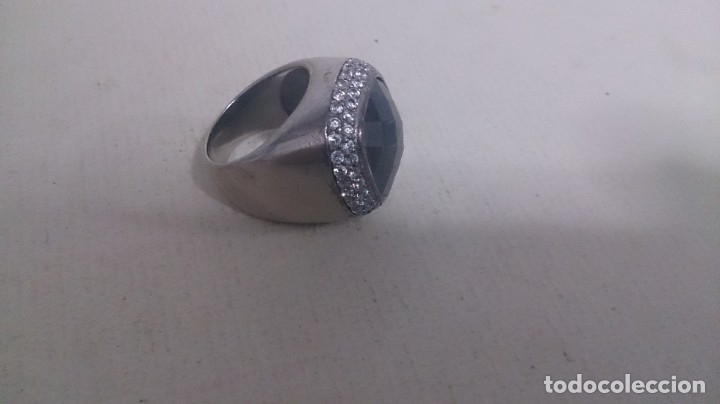 Joyeria: Anillo topacio brillantes y plata 925 - Foto 6