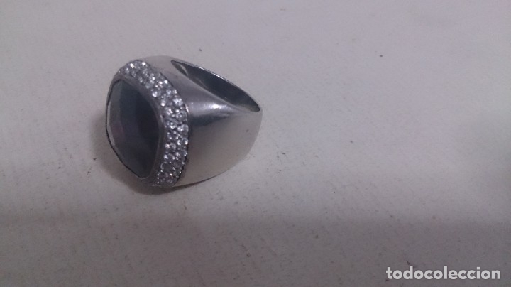 Joyeria: Anillo topacio brillantes y plata 925 - Foto 7