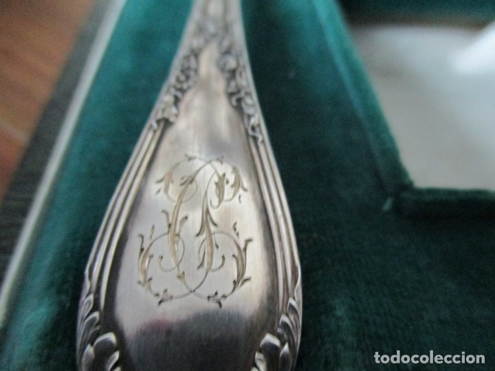 Joyeria: cubiertos y vaso plata de ley con estuche - Foto 4