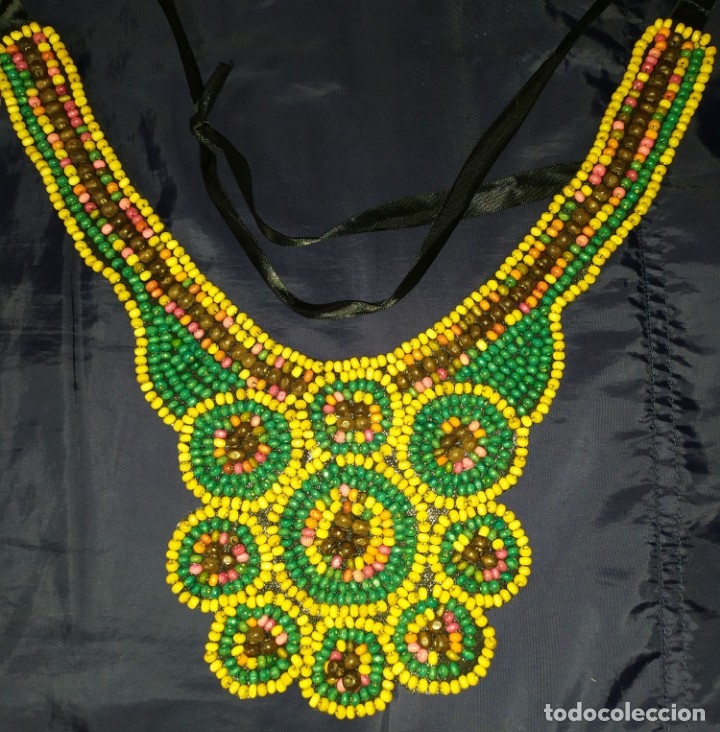 Joyeria: Collar perlitas turquesas y blancas - Foto 1
