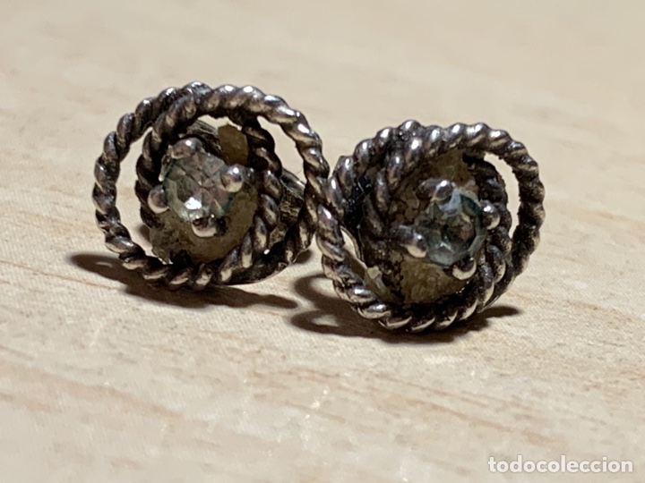Joyeria: Bonita pareja de pendientes de plata - Foto 1
