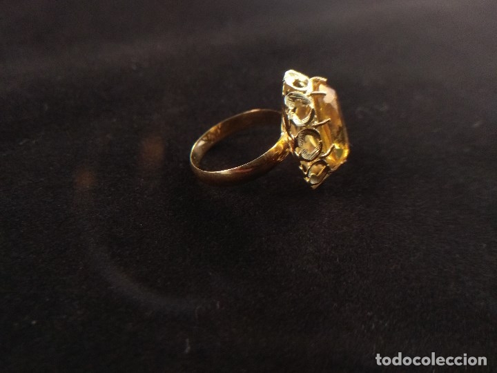Joyeria: ORO 18 Kilates. Antiguo Anillo-Sortija. - Foto 8