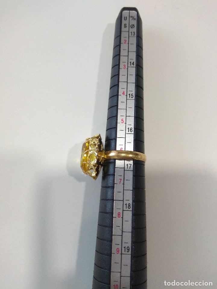 Joyeria: ORO 18 Kilates. Antiguo Anillo-Sortija. - Foto 9