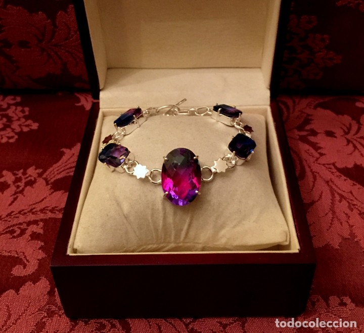 Joyeria: PULSERA CON TURMALINAS TALLADAS - 20 GRAMOS. - Foto 1