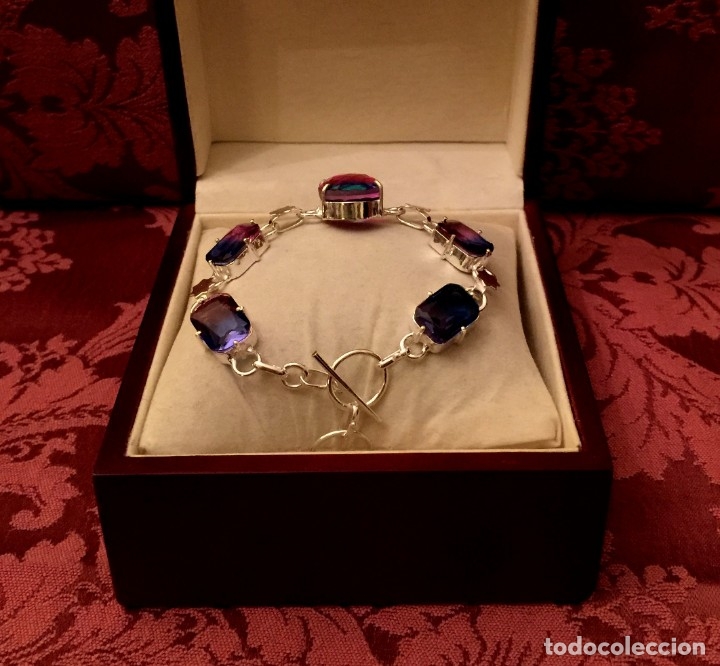 Joyeria: PULSERA CON TURMALINAS TALLADAS - 20 GRAMOS. - Foto 3