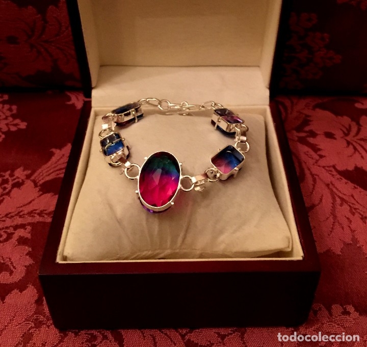 Joyeria: PULSERA CON TURMALINAS TALLADAS - 20 GRAMOS. - Foto 5