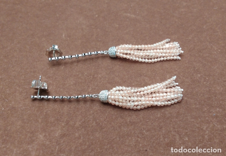 Joyeria: COLLAR DE CIRCONITAS DE 2 MM EN MARR&Oacute;N CLARITO. - Foto 2