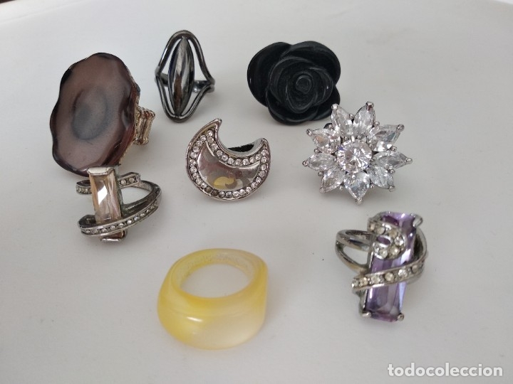 Joyeria: Lote de 8 anillos - Foto 1
