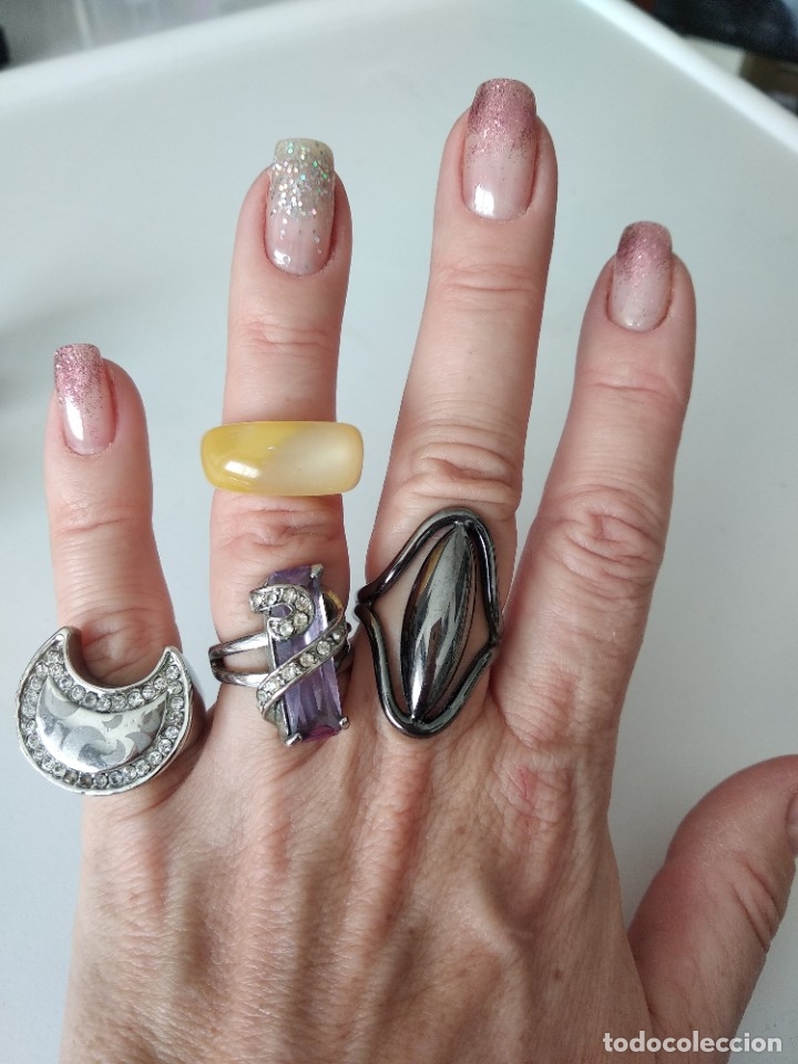 Joyeria: Lote de 8 anillos - Foto 3