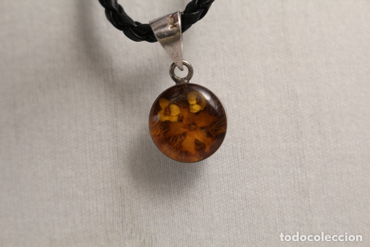 Joyeria: colgante de plata de ley con ambar - Foto 8