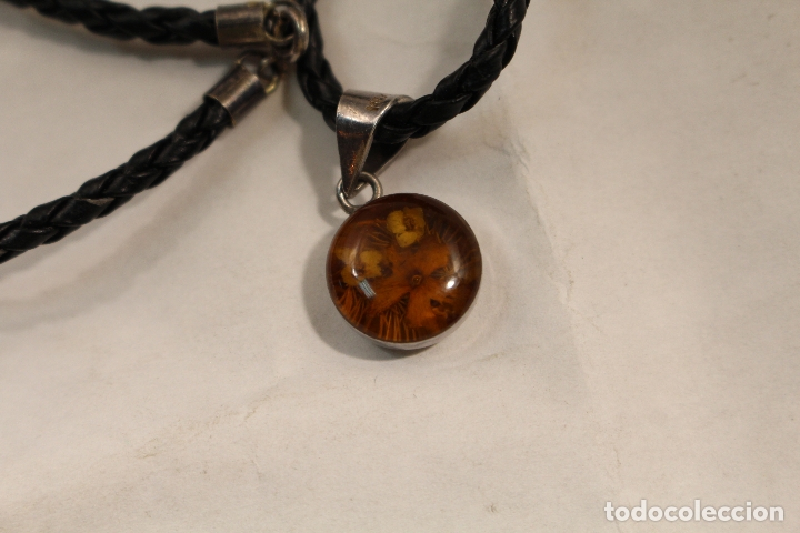Joyeria: colgante de plata de ley con ambar - Foto 9