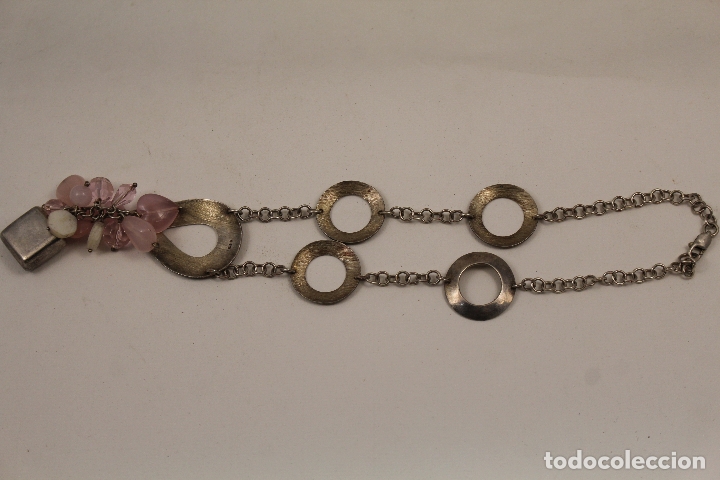 Joyeria: collar en plata de ley con cuarzo rosa - Foto 8