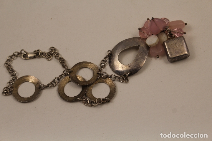 Joyeria: collar en plata de ley con cuarzo rosa - Foto 9