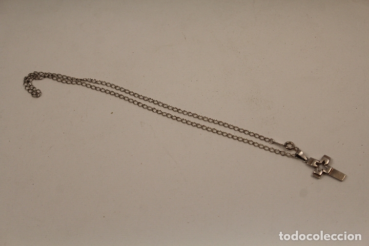 Joyeria: cadena y cruz en plata de ley 925 - Foto 4