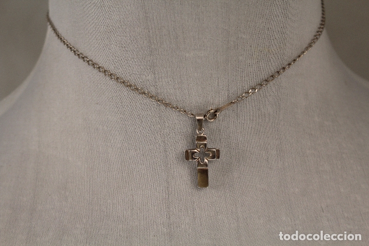 Joyeria: cadena y cruz en plata de ley 925 - Foto 7