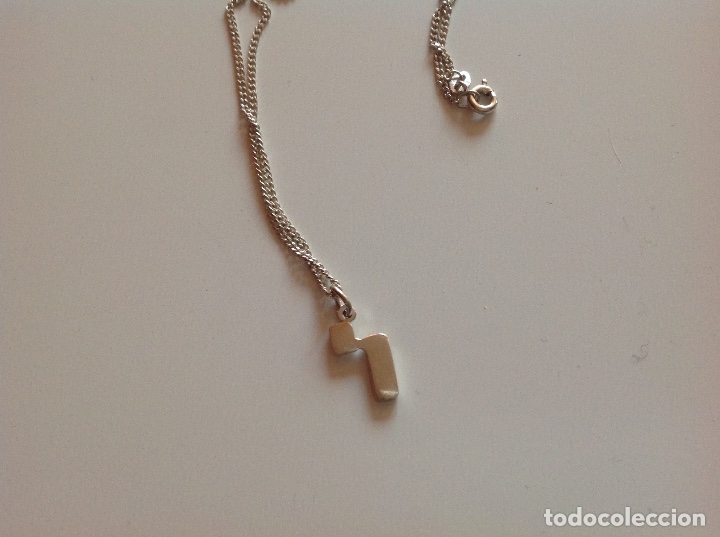 Joyeria: COLGANTE DE PLATA Y ESMALTE OPACO NEGRO - Foto 5