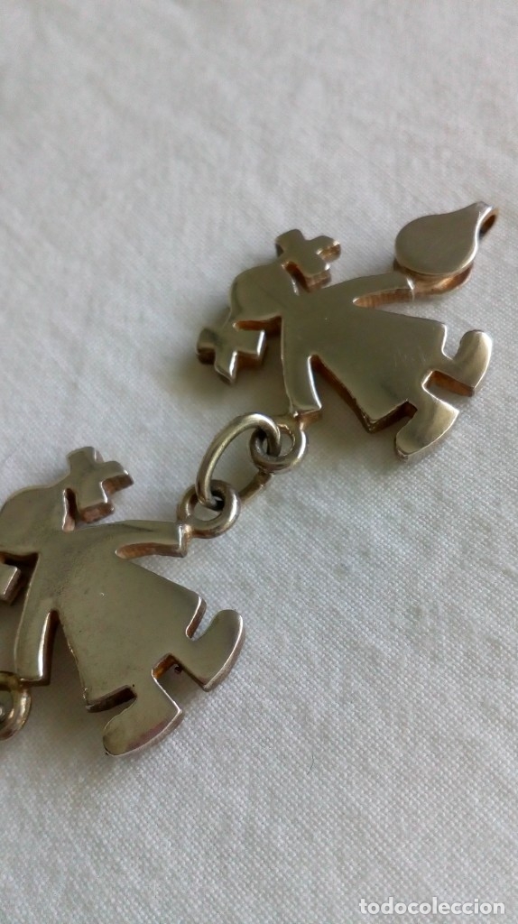 Joyeria: PRECIOSA PULSERA DE PLATA CON SILUETAS DE NI&Ntilde;AS - Foto 4