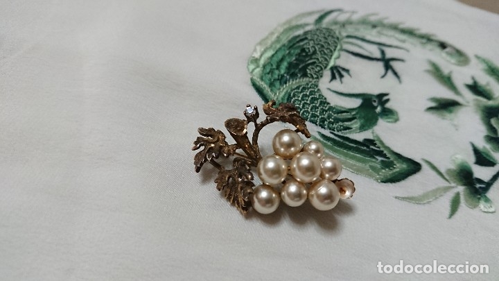 Joyeria: PRECIOSO BROCHE RACIMO PLATA - Foto 2